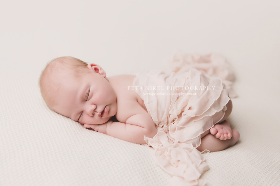 Newborn baby photos taken in Hobart studio