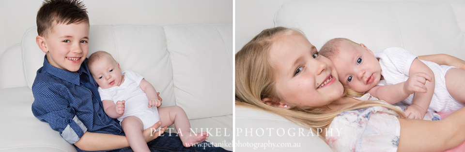 Hobart Baby Photographer Siblings