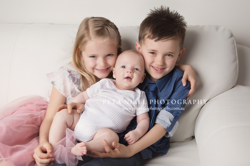 Sibling Newborn Portraits Hobart