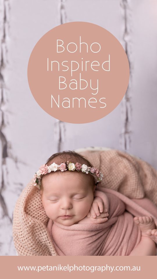 Boho inspired baby names